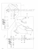 Sedile posteriore e anteriore (coperchio del motore)