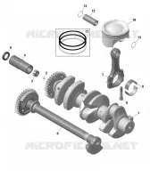 Motore - ALBERO MOTOR E PISTONE