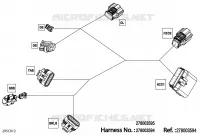 08- CABLAGGIO ELETTRICO - STEERING WIRING HARNESS - 278003595 - PACKAGE CONVENIENCE