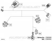 08- CABLAGGIO ELETTRICO - STEERING WIRING HARNESS - 278003593