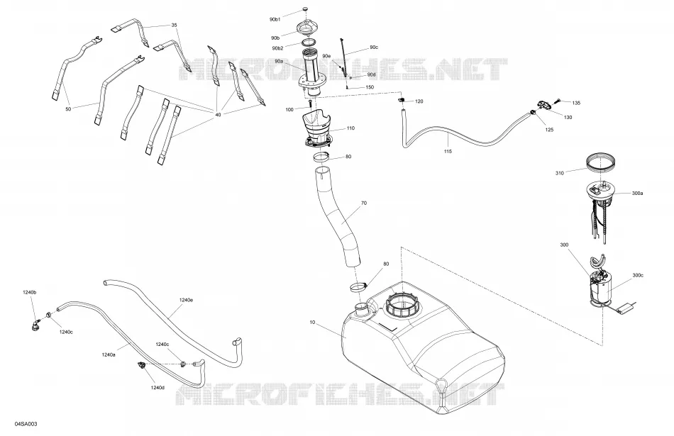 Motore - SERBATOIO CARBURANTE