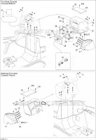 Console anteriore e vano portaoggetti