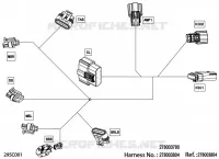 08- CABLAGGIO ELETTRICO - STEERING WIRING HARNESS - 278003804