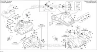 Console anteriore e vano portaoggetti