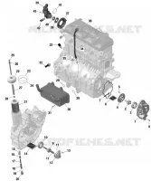 01- ROTAX - LUBRIFICATION DU MOTEUR