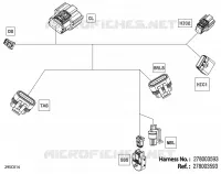 08- CABLAGGIO ELETTRICO - STEERING WIRING HARNESS - 278003593