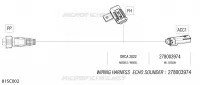 08- CABLAGGIO ELETTRICO - ECHO SOUNDER WIRING HARNESS - 278003974