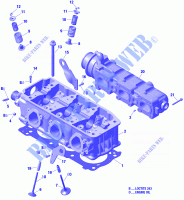 Testa cilindro e COLLETTORI SCARICO per Sea-Doo RXT 300 2018