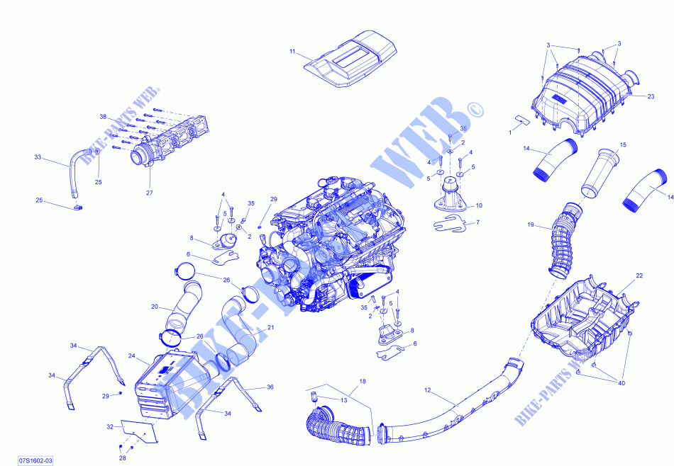 Motore per Sea-Doo RXT 2016