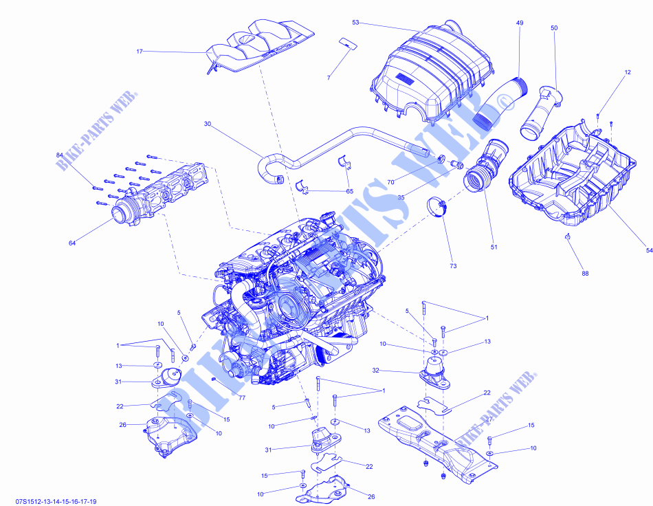 Motore per Sea-Doo GTI LIMITED 155 2015