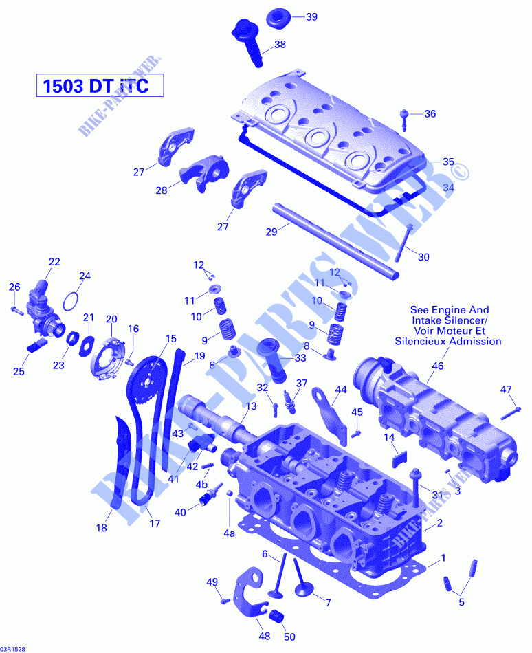 TESTA CILINDRO per Sea-Doo GTS 130 & RENTAL 2015