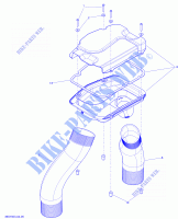 Tubo di ventilazione per Sea-Doo RXT-X aS 260 & RS (aS: ADJUSTABLE SUSPENSION) 2015