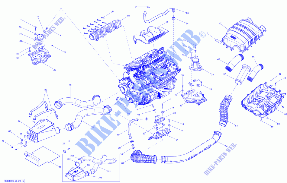 Motore per Sea-Doo RXT-X 260 & RS 2014