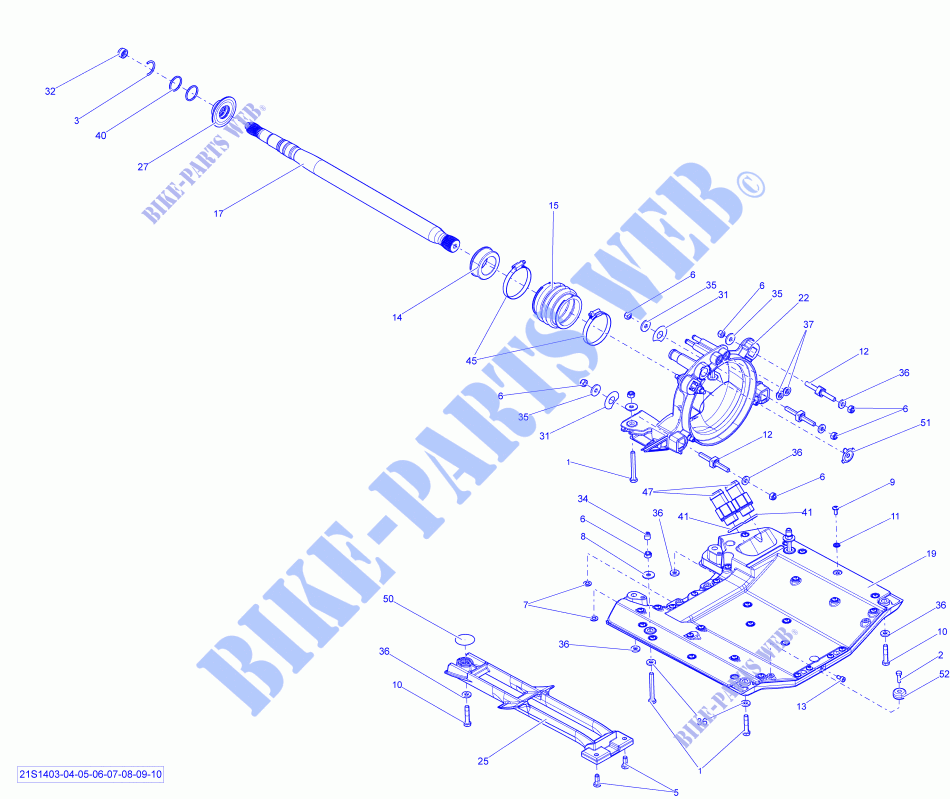Parti di Propulsione per Sea-Doo RXT-X 260 & RS 2014