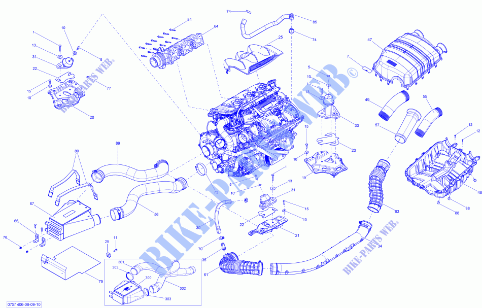 Motore per Sea-Doo RXT 260 & RS 2014