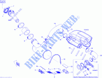 SCARICO per Sea-Doo GTI LIMITED 155 (39CS) 2012
