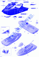 Decalcomanie per Sea-Doo GTI LIMITED 155 (39CS) 2012