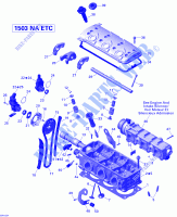 TESTA CILINDRO per Sea-Doo GTI SE 155 (30CA/30CB) 2012