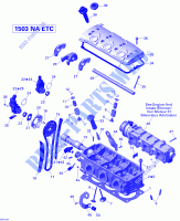 TESTA CILINDRO per Sea-Doo GTX 155 (38CS/38CR) 2012
