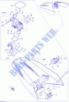 Sezione di copertura di stoccaggio per Sea-Doo GTI SE 130  ( SPECIAL EDITION ) 2009