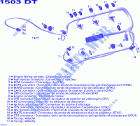 Cablaggio del motore per Sea-Doo GTI 4-TEC SE ( SPECIAL EDITION ) 2007