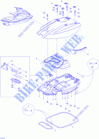 Coperchio del motore per Sea-Doo 3D RFI  ( FUEL INJECTION ) 2005