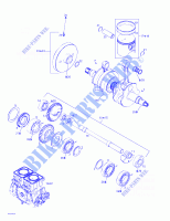 Albero motore e pistone per Sea-Doo GTX RFI 5566/5565 ( FUEL INJECTION ) 2002