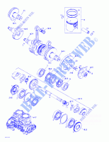 Albero motore e pistone per Sea-Doo GTX 5587/5588 2002