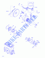 Albero motore e pistone per Sea-Doo GTI 5522/5523 2001