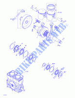 Albero motore e pistone per Sea-Doo GTI 5884/5885 1999