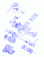 Albero motore e pistone per Sea-Doo GTX LIMITED 5888/5889 1999