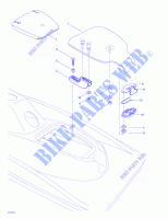 Coperchio di accesso posteriore per Sea-Doo XP LIMTED 5868/5869 1999