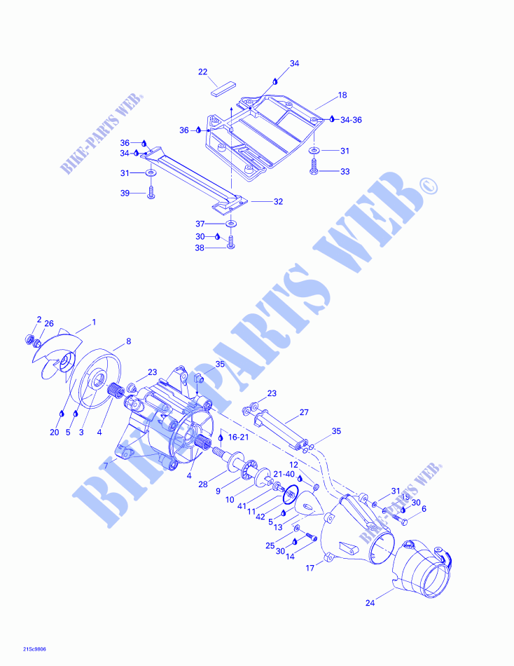 Sistema di propulsione per Sea-Doo XP LIMITED 5665/5667 1998