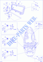 Copertura centrale e accessori per Sea-Doo 01- Air Intake Manifolds 2003