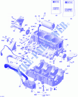 Motore e supporto motore per Sea-Doo 01- Air Intake Manifolds 2003