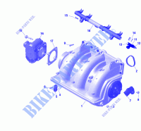 Motore   Collettore di aspirazione  per Sea-Doo GTX 230 2020
